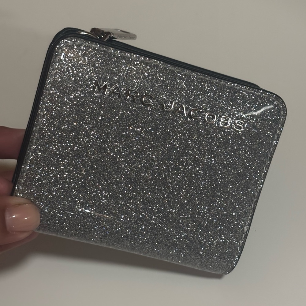 Marc Jacobs Glittering Silver Wallet
